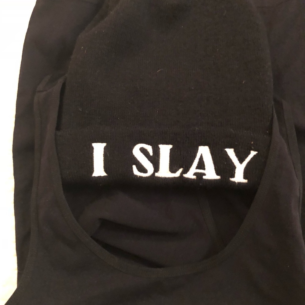 Black Hat and Tank Top It total Bad Ass!